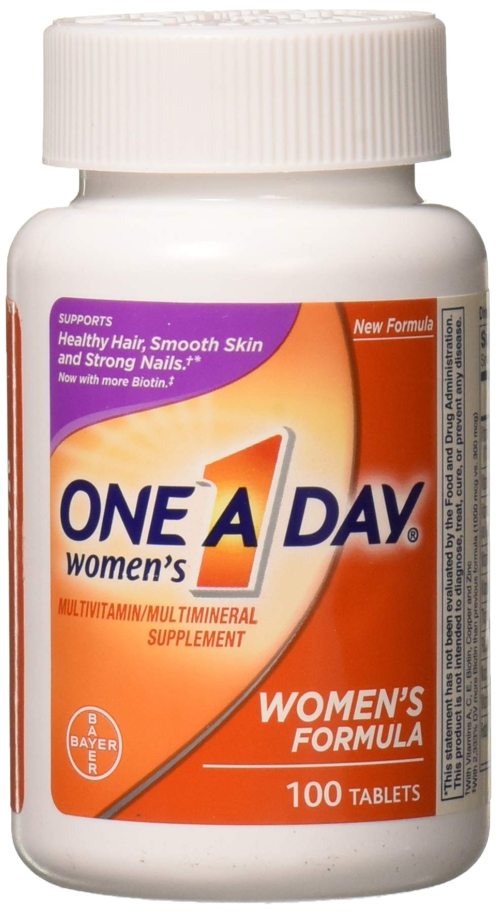 One A Day Women s Formula Vitamins Tablets 100 Ct Buy Online In 