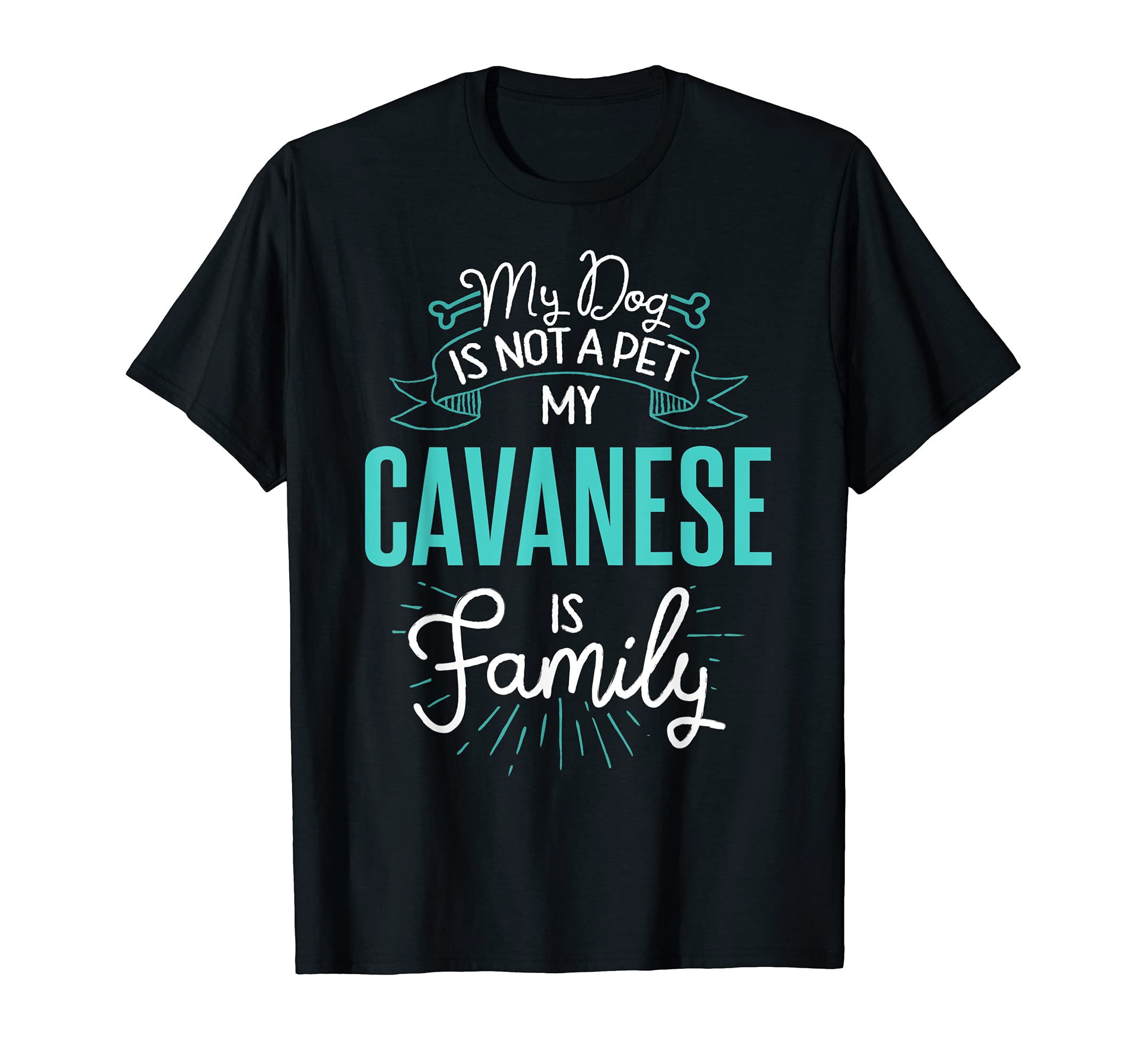 Cute Cavanese Design Family Dog Giftn T-Shirt