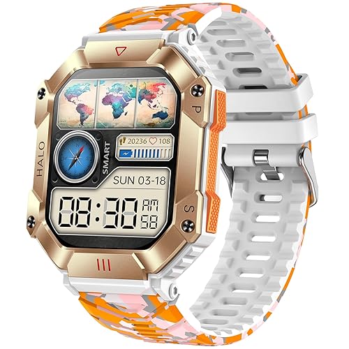 feifuns Military Smart Watches for Men (Call Receive/Dial) 2