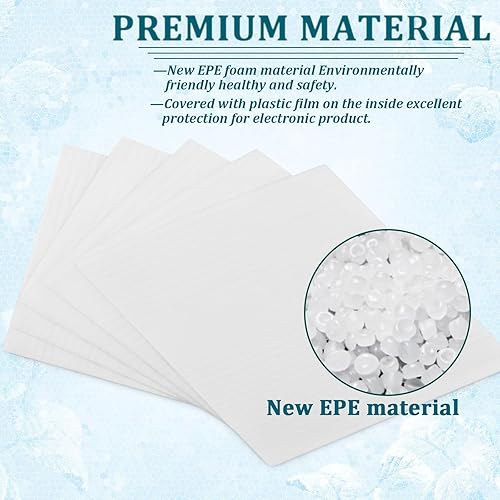 12x12 Inch Foam Wrap Pouches 50-Pack - Moving & Shipping Supplies For Protecting Fragile Items