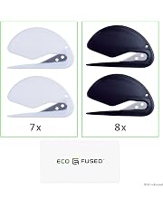 MAUL Coupe-Enveloppes Noir - Outil De Bureau Pratique Et Ergonomique En Plastique, Longueur 14 Cm
