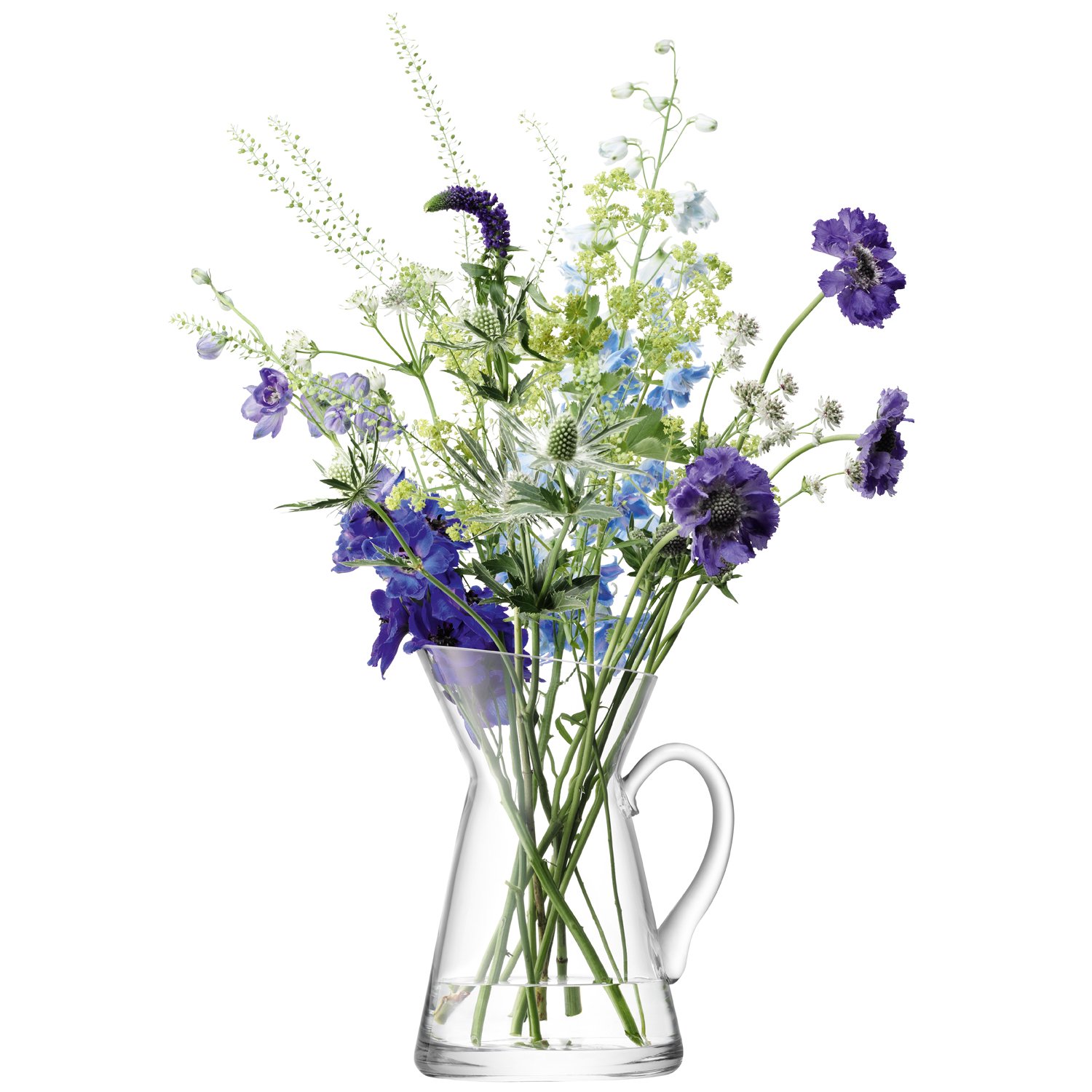 LSA International FW28 Flower Jug Vase, Clear, H26 cm โ image 1