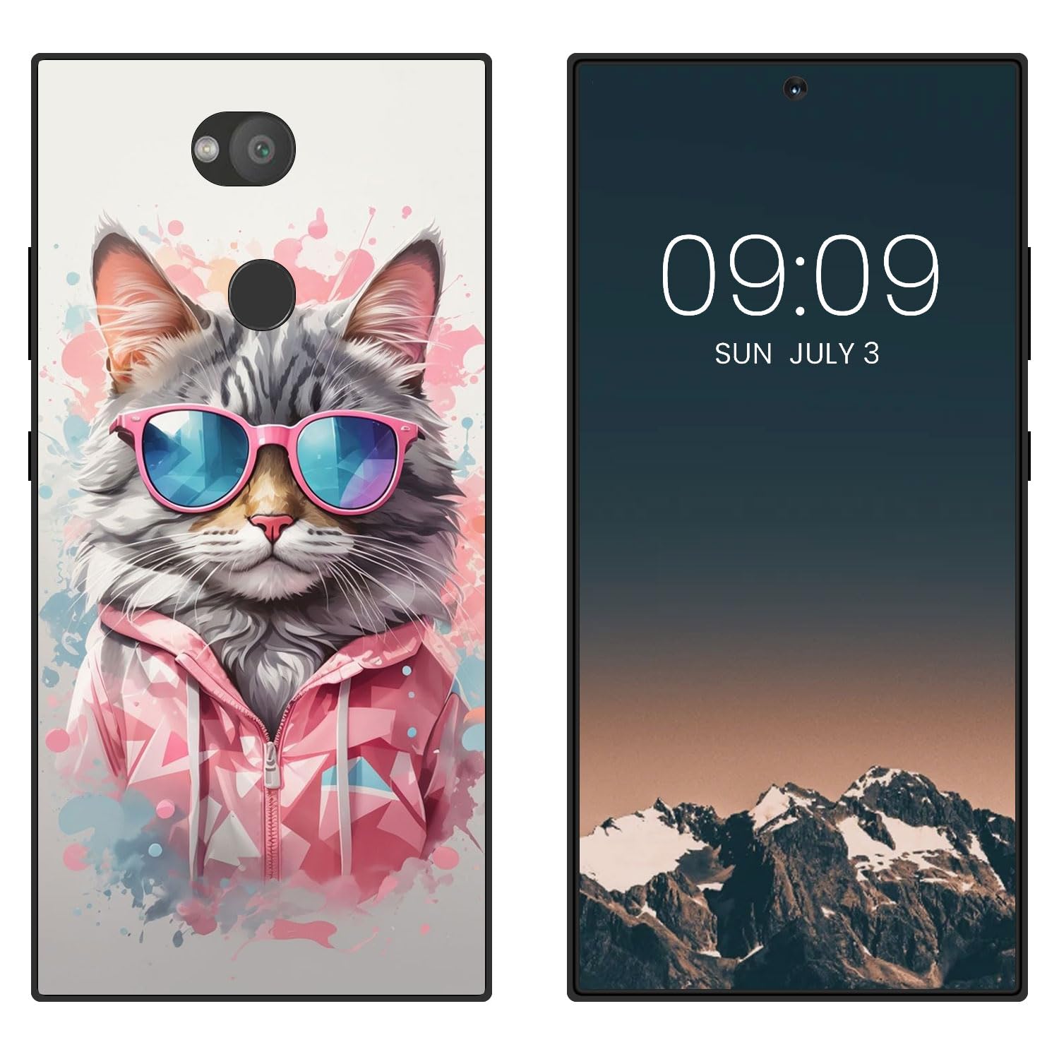 WUACYEAMING for Sony Xperia L2 Cute Case,Soft