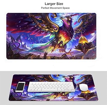 Professional Gaming Mouse Pad For League Legends Lol Stitched Edges For Pc Computer Laptop Champion Anivia Festival Queen Amazon In Computers Accessories