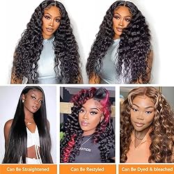 QTHAIR 14A Loose Deep Wave 4 Bundles Brazilian