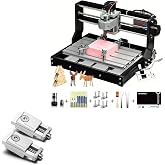 Genmitsu CNC 3018-PRO Router Kit + 2PCS Upgrade Aluminum Mini Vise Clamp Toe Clamp