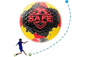 Safe Sport Gear Curve Star Swerve Soccer Ball - Super Curving Soccer Ball That Boys and Girls Can Kick with Ease - Great Soccer Gift for Kids - Kids Soccer Ball Made for Fun