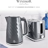 Swan Windsor Rapid Boil Kettle 1.7L 3kW Grey with Removable Filter view 6
