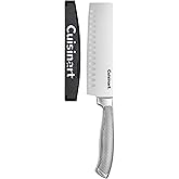 Cuisinart 7" Stainless Steel Nakiri Knife and Blade Guard, Graphix Collection