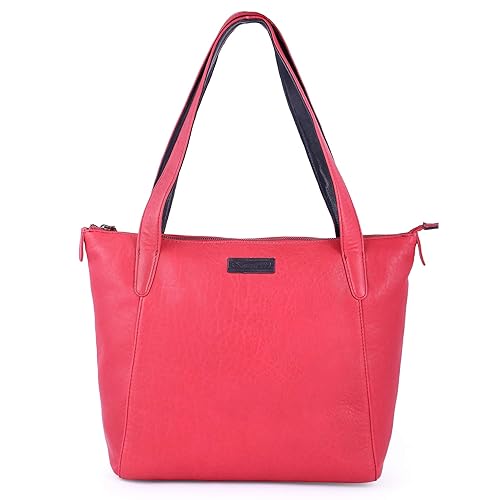 Kaveri1999 Genuine Leather Womens Latest Hand Bag Pink Colour