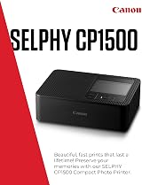 Canon SELPHY CP1500 Compact Photo Printer Wireless USB-C SD Black GB view 2