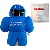 Adenzai Forsaken Chance Giant Blue Plush Toy &ndash; Soft Giant Character Plush Stuffed Animal, Cute Blue Chance Collectible Plushie Gift for Kids and Gamers