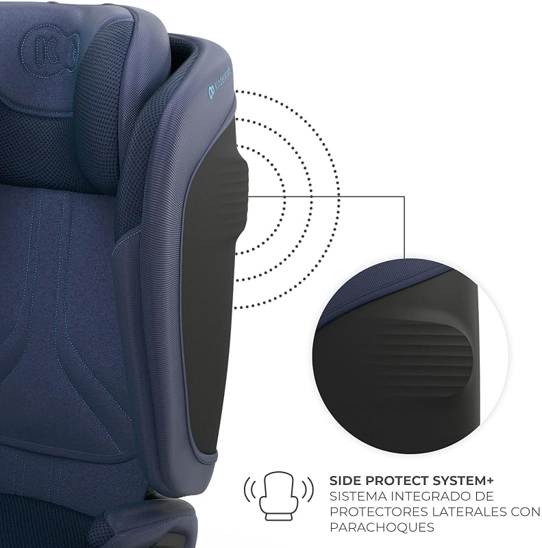 UNITY 2 i-Size, Cadeira auto dobrável 100–150 cm, De aproximadamente 3,5 a 12 anos, Apoio de cabeça ajustável, Estofado com sistema AIR FLOW, Ajuste de encosto em 5 posições, Azul