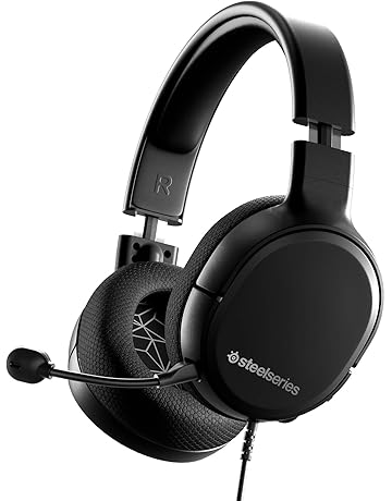 SteelSeries Arctis 1 – Auriculares Gaming, Compatibilidad con Todas Las Plataformas, para PC, PS4, Xbox, Nintendo Switch, Móvil, Micro ClearCast Desmontable