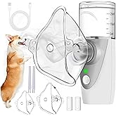 Portable Inhaler & Nasal Nebulizer for Pets -Portable USB-Powered Inhaler and Nasal Nebulizer,Featuring Two Sizes of Animal M