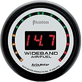 Auto Meter Ultra-Lite Wide Band Air Fuel Ratio Kit – 2.3125 Inch Gauge With Bosch Sensor For Tuning