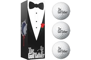 Shanker Golf Balls - The Golf Father Edition - Funny Joke Gift for Dad Golfers - Sleeve of 3 Tournament Golf Balls - Perfect Gag Gift for Fathers Day, Birthdays, Grandpa