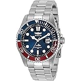 Invicta Pro Diver Men's 43mm Stainless Steel Blue dial (One Size, Silver)