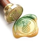 UNIQOOO Arts & Crafts Tropical Fruit Pineapple Wax Seal Stamp- Great for Embellishment of Envelopes, Invitations, Wine Packages, etc- Exceptional Gift Idea for Creative and Artistic Types