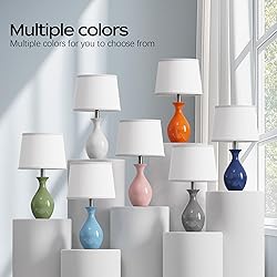PARTPHONER Table Lamp Set of 2, Modern Ceramic