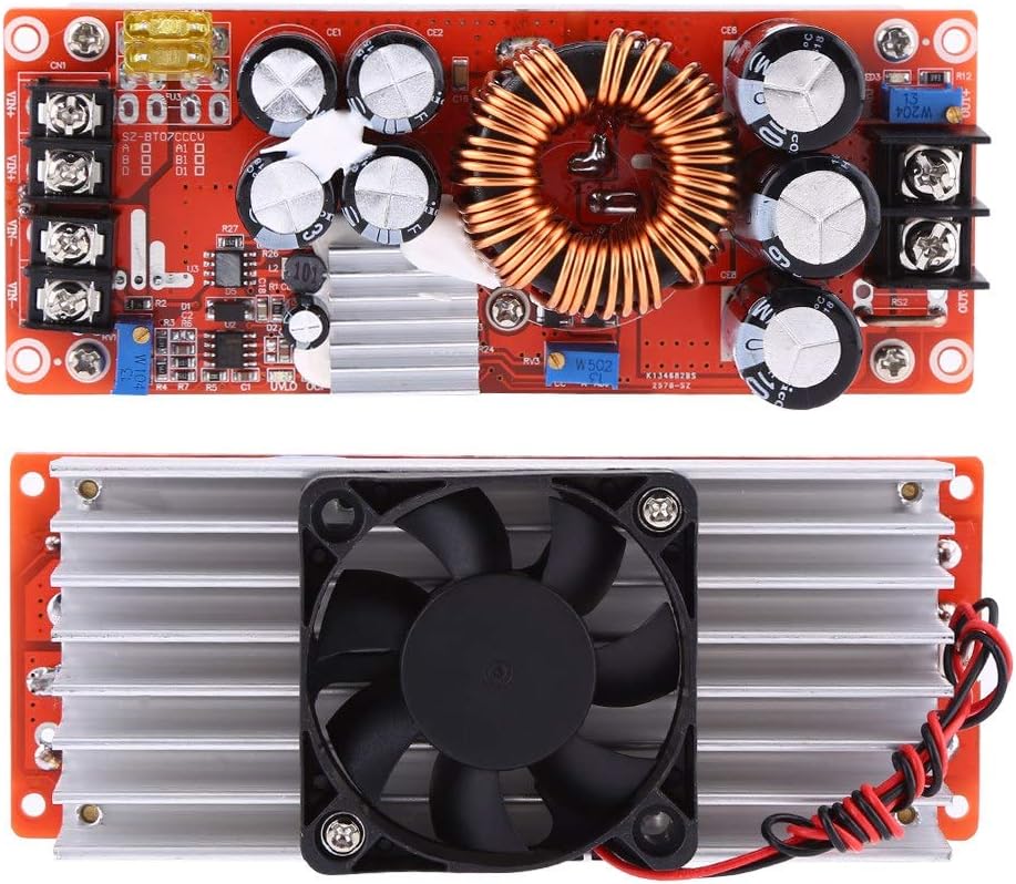 YWBL-WH Boost Converter Module 1500W 30A DC-DC Boost Converter Step-up Power Supply Module 10-60V In 12-90V