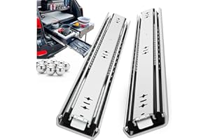 REGUDA Heavy Duty Drawer Slides Full Extension Runners 12 14 16 18 20 22 24 26 28 30 32 34 36 38 40 Inch Side Mount Rails for Drawer Capacity 236 lb 1 Pair