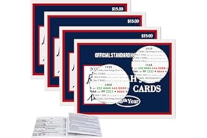 OTIIPOR Mahjong Cards 2025 Official Revision American Mah Jong Cards - Large Size, 4 Pcs (Blue)