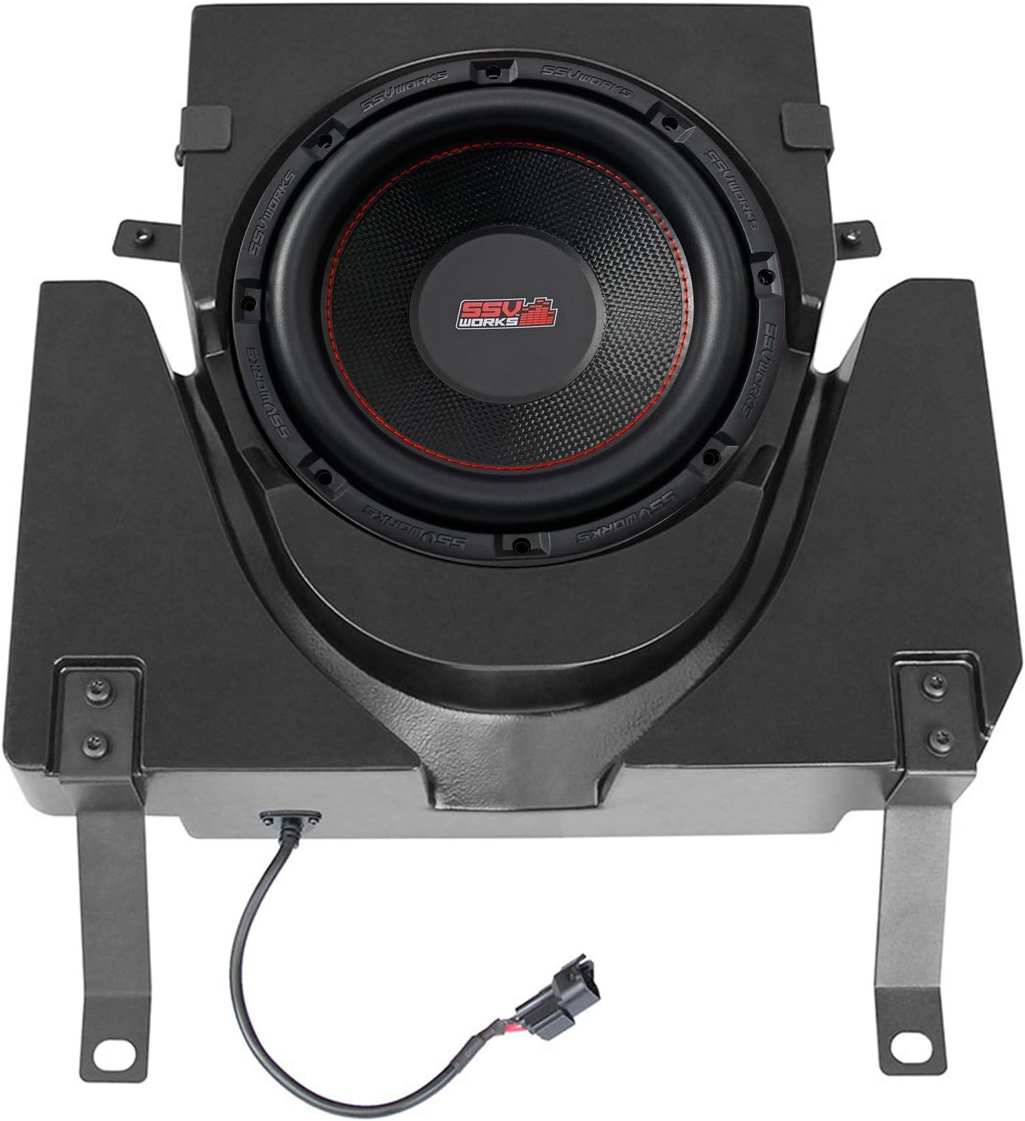 Under Low Seat Waterproof Subwoofer for Can-Am MAVERICK X3/X3 Max+Enclosure