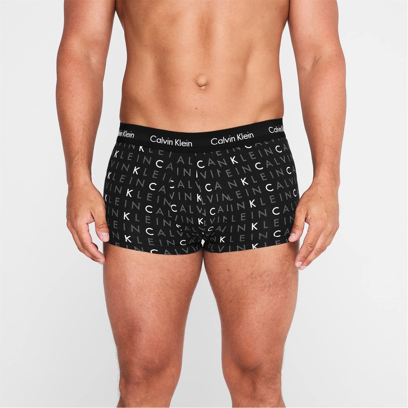 Calvin Klein Herren 3er Pack Boxershorts Low Rise Trunks Unterwäsche