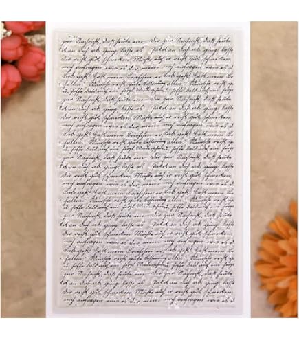 Timbro Scrapbooking FF113009 Florilèges - Design Pizzo Beige, 8x8x2.5 Cm, Per Fai Da Te