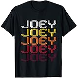 Joey Retro Wordmark Pattern - Vintage Style T-shirt T-ShirtOEKO-TEX STANDARD 100