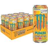 Monster Energy Punch Khaotic Energy Drink, 16 Fl Oz (Pack of 12)