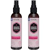 HASK Keratin 5-in-1 Leave In Conditioner Spray for all hair types, color safe, gluten free, sulfate free, paraben free - KERATIN 2 PIECE SET