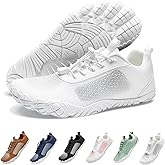 Hiking Cloud-Like Barefoot Shoes Women Men Footwear,Minimalist Trail Running Shoe for Women,Wide Toe Box Zero Drop Slight Arch-Support Breathable Walking Shoes,Non-Slip Flexible Gym Workout Shoes