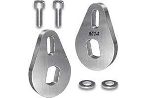 E BIKE POWER UK Ebike Torque Arm Set Universal, Electric Bicycle, M14 Rear Axle, 6mm Thick, High Quality, Made from Stainless Steel, to Suit 1000W 2000W 3000W Motors.