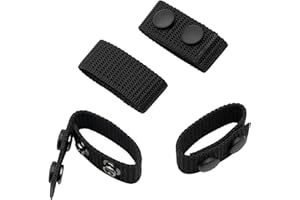 TACNEX Duty Belt Keeper Stays Nylon Belt Loop Holder Retainer for 2.25"/2"/1.75"/1.5" Wide Tactical Belt Gear Accessories 4PCS