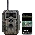 GardePro E7 WiFi Trail Camera, 32MP 1296p, Bluetooth Game Camera, Phone App