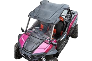 KIWI MASTER Poly Sport Roof Compatible with 2014-2023 Polaris RZR XP 1000 / XP Turbo / 900 / S 1000 Accessories Replace OEM # 2883073 2-Seat Hard Roof Top, Black