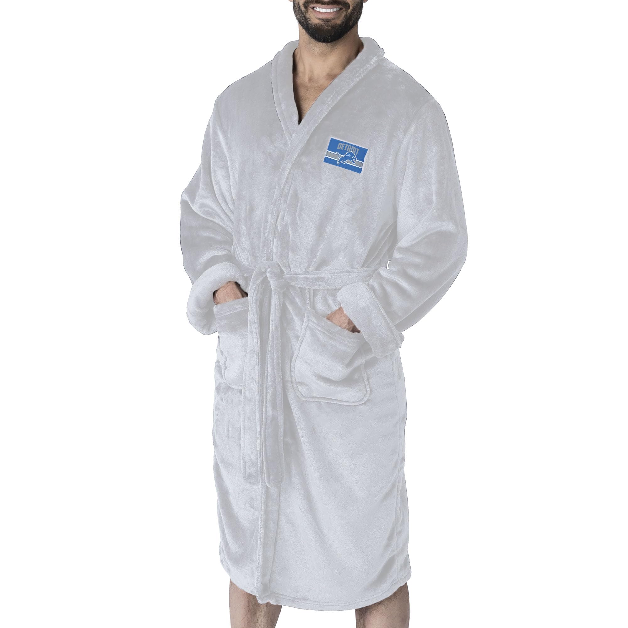 NFL Detroit Lions Rollout Silk Touch Robe with