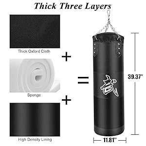 Producto: NUBARKO Punching Bag UNFILLED Set