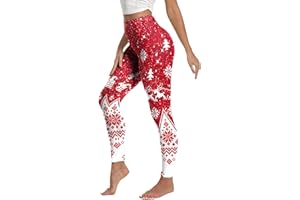 MAX TSOLMON Women's Christmas Leggings 3D Printed Holiday Costumes Fashion Casual Yoga Pants