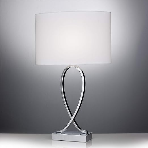 chrome table lamp shade