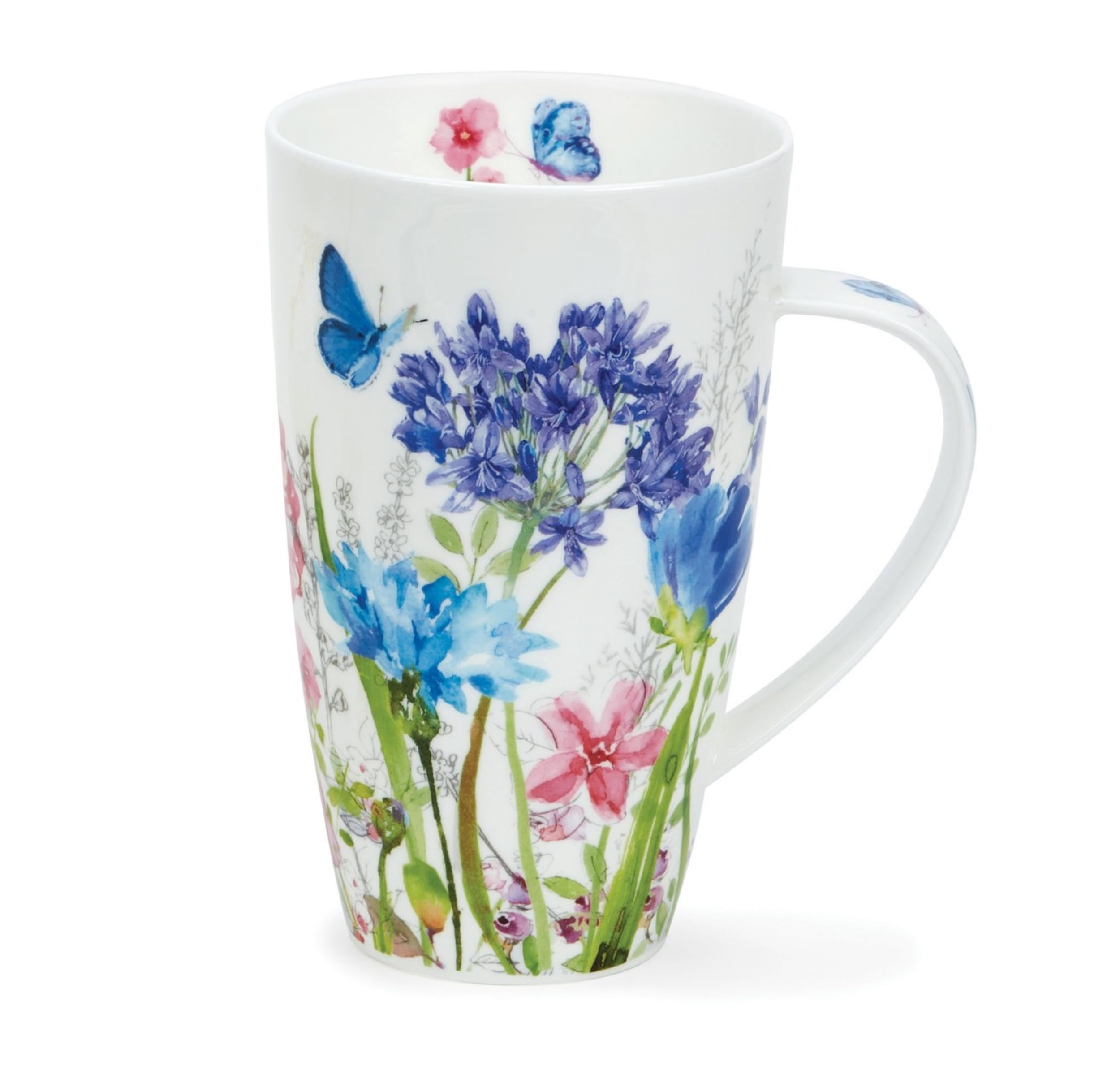 Dunoon Henley 0.6 Litre Fine Bone China Mug Meadow Breeze (Blue)