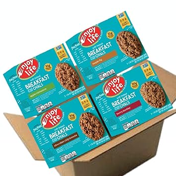 Enjoy Life Breakfast Cookies Variety Pack [Gluten Free Nut Free & Vegan]