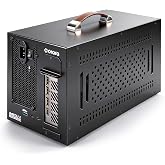 ORARA eGPU Enclosure Compatible with Thunderbolt 3/4/USB4 40Gbps eGPU Dock Station with 750WPSU, Compact External Graphics Card Enclosure Compatible with NVIDIA/AMD PCIe, PD 85W, Daisy Chain (Black)