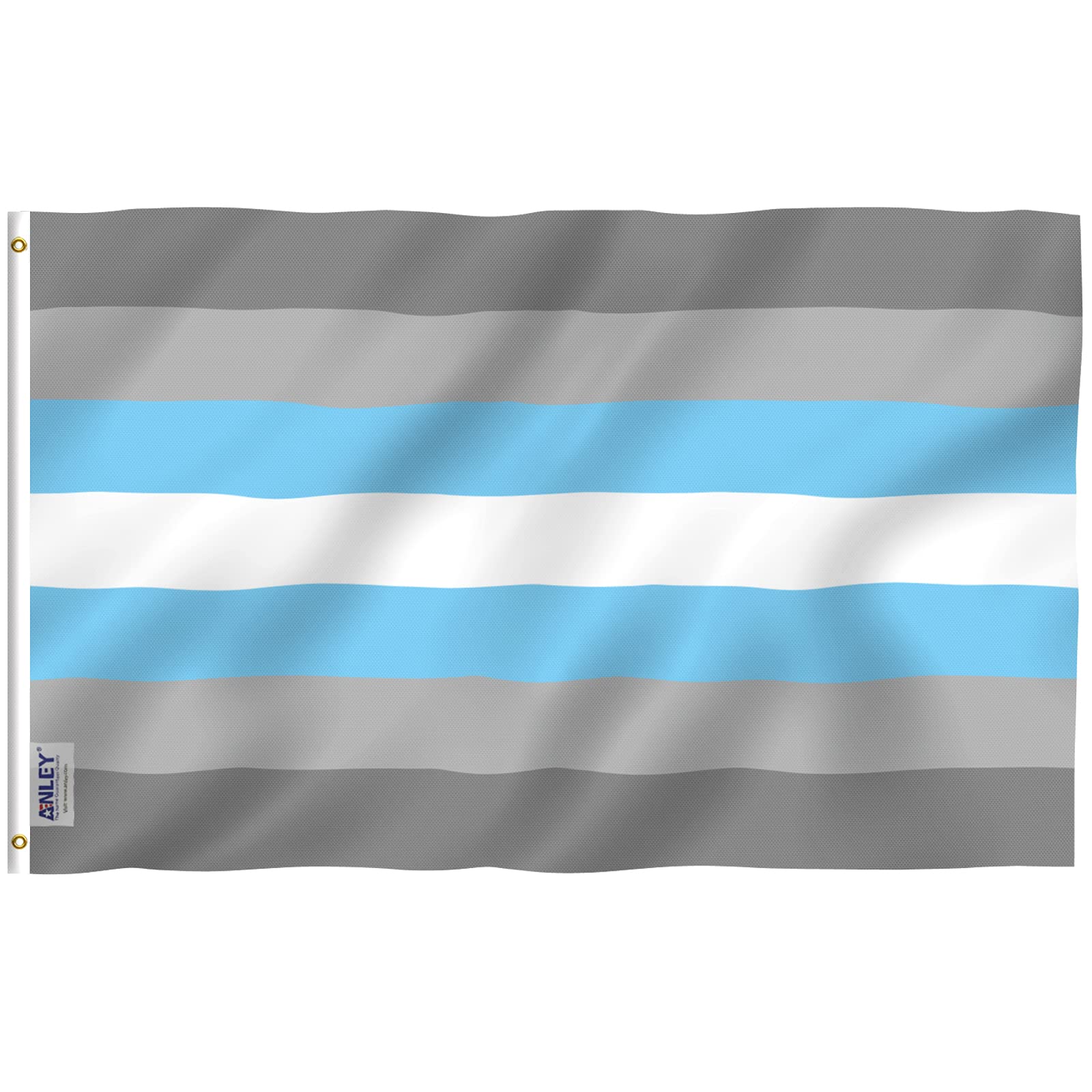 Anley Fly Breeze 3x5 Foot Demigender Demiguy Pride Flag - Vivid Color and Fade proof - Canvas Header and Double Stitched -Demiman LGBT Flags Polyester with Brass Grommets 3 X 5 Ft