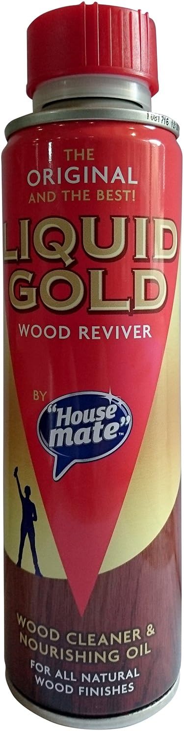 House Mate Liquid Gold 250 ml Wood Finish Restore Shine Nourish