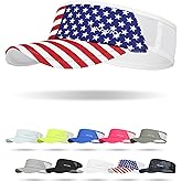 Sports Sun Visor Hats for Women Men Lightweight Breathable Cooling Stretchy Visors Foldable UPF 50+ for Running Tennis Golf