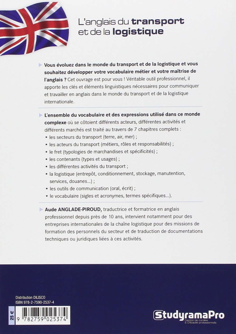 Amazon Fr L Anglais Du Transport Et De La Logistique Anglade Piroud Aude Livres