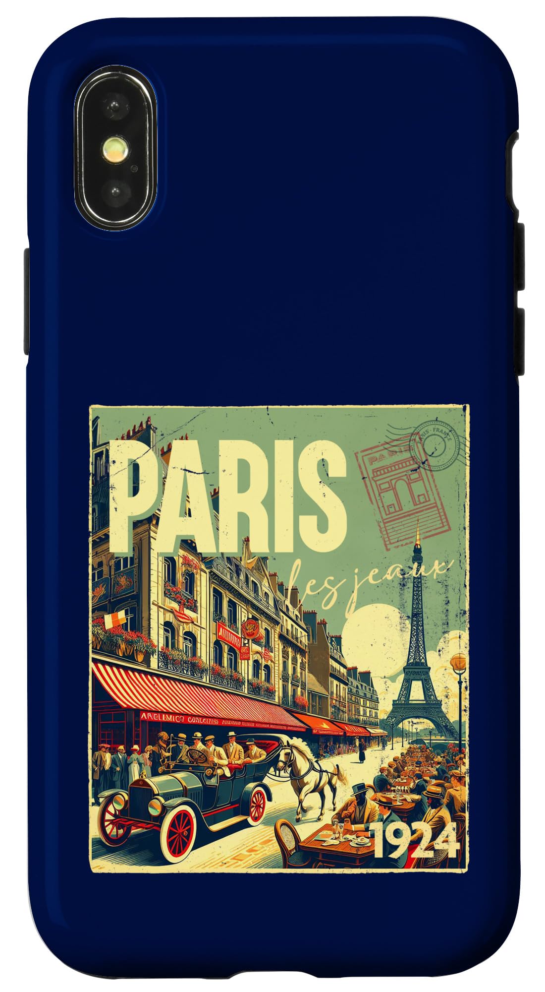 iPhone X/XS Paris The Games 1924 Eiffel Tower Scene Case